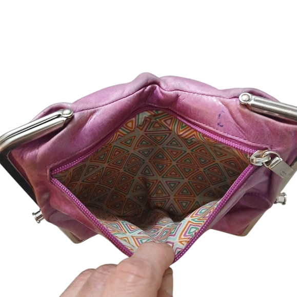 Hobo Purple/Pink Lauren Clutch Wallet Organizer - Picture 4 of 12